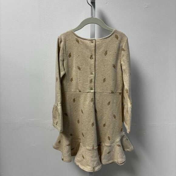 NWT 🪶Janie and Jack 🪶Beige Feather Dress - Picture 2 of 7